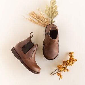 Brown Kids Chelsea Boots - Classic Toddler Slip-On